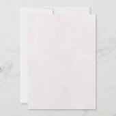 ピンクモダンピラティスプリンセス誕生日パーティー 招待状 (裏面)