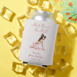 ピンクモダンピラティスプリンセス誕生日パーティー 缶クーラー