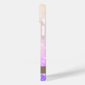 ピンクモダンフラミンゴグリッター《写真》ぼけ味 Case-Mate iPhoneケース (裏面 / 左)