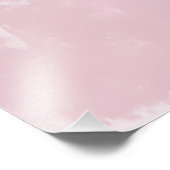 ピンクモダンフルーツスムージーレシピフードアートポスター フォトプリント            (角)