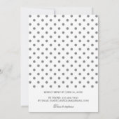 ピンクモダンフローラロータスフラワー結婚式招待状 招待状 (裏面)