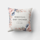 ピンクモダンフローラ植物性ベビーシャワー クッション (裏面)