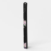 ピンクモダンフローラ水彩モノグラムエレガント Case-Mate iPhoneケース (裏面/左)