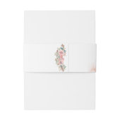 ピンクモダンフローラ結婚ズ 招待状ベリーバンド (裏面例)