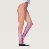 ピンクモダンブルースパークル レギンス (右)