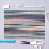 ピンクモダンブルー金ゴールドグリッターブラシストロ絵を描ーク 薄葉紙 (クラフト)