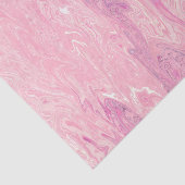ピンクモダンホワイトマーブリング絵を描抽象デザイン 薄葉紙 (詳細)
