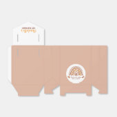 ピンクモダンボホレインボー1歳の誕生日ありがとう フェイバーボックス (折り畳みなし)