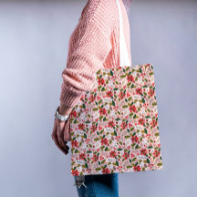 ピンクモダンポインセチアフォーク植物模様