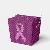 ピンクモダンリボン認識度デザイン フェイバーボックス (正面サイド)