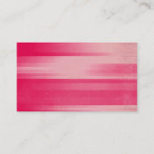 ピンクモダンレッドプロフェッショナルパーソナルシンプル 名刺 (裏面)