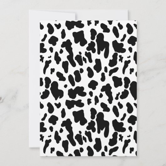 ピンクモダン女性のカーボーイラストロデオバチェロレッテ 招待状 (裏面)