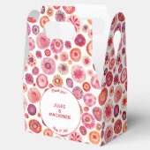 ピンクモダン抽象芸術結婚ズ フェイバーボックス (オープン)