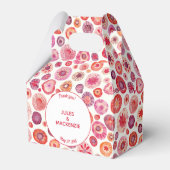 ピンクモダン抽象芸術結婚ズ フェイバーボックス (正面サイド)