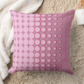 ピンクモダン淡い色の色のハーフトーンのドット クッション (ブランケット)