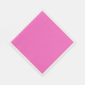 ピンクモダン無地のの紙ナプキン スタンダードランチョンナプキン (角)