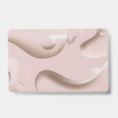 ピンクモダン美しいサロンネイルアーティスト事業 バッジ (裏面)