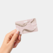 ピンクモダン美しいサロンネイルアーティスト事業 バッジ (手持ち)