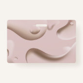 ピンクモダン美しいサロンネイルアーティスト事業 バッジ (裏面)