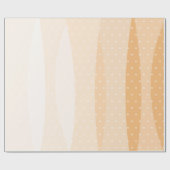 ピンクモダン色の夏の誕生日パーティー ラッピングペーパー (フラット)