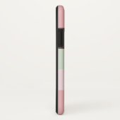 ピンクモダン色ブロックフローラモノグラム Case-Mate iPhoneケース (裏面/右)