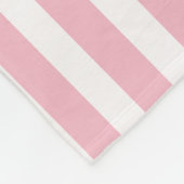 ピンクモダン象ベビーマイルストーンブランケット フリースブランケット (角)