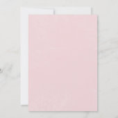 ピンクモダン赤面アジサイ結婚ズ 招待状 (裏面)