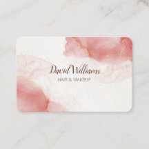 ピンクモダン金ゴールドアートリキッドウォーター色ビジネスCa