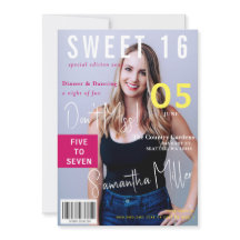 ピンクモダン雑誌表紙2枚Sweet 16