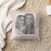 ピンクモダン |写真 |家族のプレゼント クッション (ブランケット)