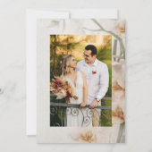 ピンクモダン 招待状 (裏面)