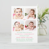 ピンクモノグラムののコラージュ命名式 シーズンカード (スタンド正面)