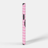 ピンクモノグラムのの山形のiPhone 12ケース iPhoneケース (右側面)