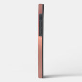 ピンクモノグラムのの鹿アップルiPhone 12ケース Case-Mate iPhoneケース (裏面 / 左)