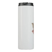 ピンクモノグラムのフローライニシャルR タンブラー (裏面)