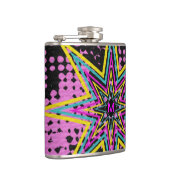 ピンクモノグラムの星 フラスク (右)