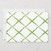 ピンクモノグラムレモンクレストカスタム、サンキューカード サンキューカード (裏面)