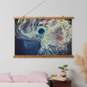 ピンクモルカンコカトオウム抽象芸術アート 吊り下げ型タペストリー (寝室)