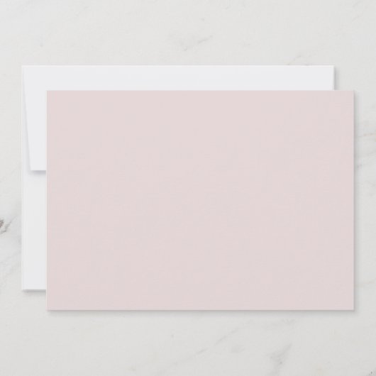 ピンクモンキー誕生日招待状 招待状 (裏面)