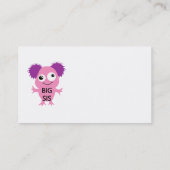 ピンクモンスタービッグ・シスター 名刺 (裏面)