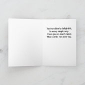 ピンクモーのウダーとハッピーサーモーズ・デイ・カウズ カード (内部)