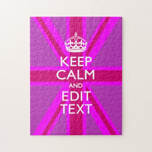 ピンクユニオ保ンジャックに穏やかな文字を ジグソーパズル (縦)