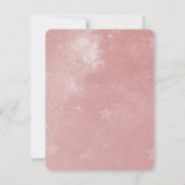 ピンクユニコーンウェディングRSVPカード 出欠カード (裏面)