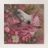 ピンクユニコーンジグソーパズル ジグソーパズル (横)