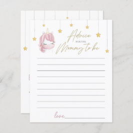 ピンクユニコーンスターズベビーシャワーアドバイスfor New Mom