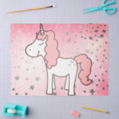 ピンクユニコーンティッシュペーパー 薄葉紙 (クラフト)
