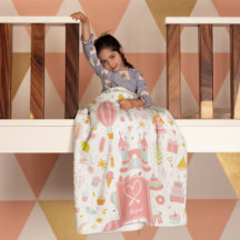 ピンクユニコーンパーティーパタモノグラムのーン女の子