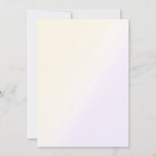 ピンクユニコーンフォーエバーマジカル誕生日 招待状 (裏面)