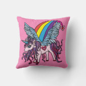 ピンクユニコーンペガサス クッション (裏面)