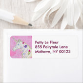 ピンクユニコーン住所 シール (インサイチュ)